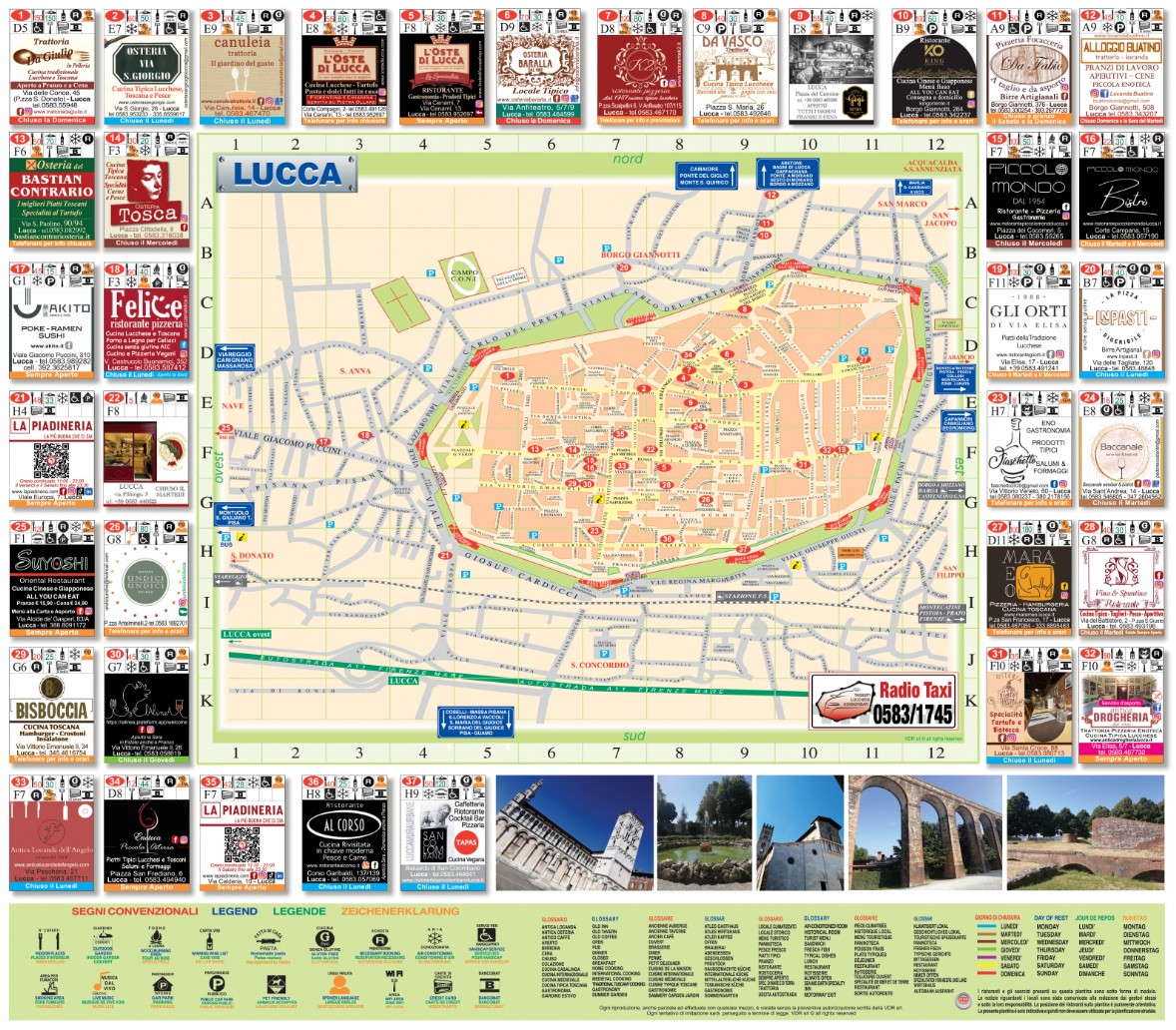 cartina lucca città con moduli